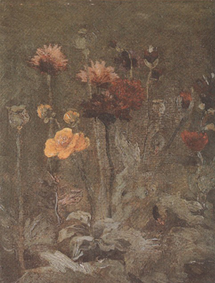 Still life with Scabiosa and Ranunculus (nn04)